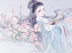 易生桐心采集到画画的小夏