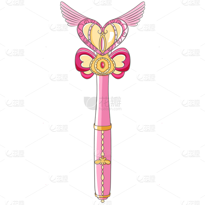 手绘-魔法棒元素常规贴纸