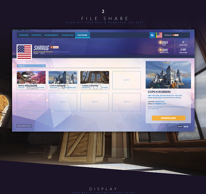 Overwatch UI Concept...