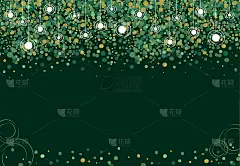 绿色背景灯