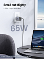 Amazon.com: UGREEN 65W USB C Charger Nexode 3 Ports GaN Charger Block Compact Foldable Wall Charger Compatible with MacBook Pro/Air, Dell XPS, iPhone 14 Pro Max, iPad Pro/Air, Galaxy S22, Pixel 7, Steam Deck : Electronics