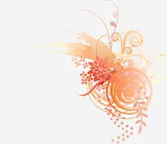 橙色潮流花纹_新图网 https://ixintu.com 矢量 卡通 手绘 花纹 底纹 AI 线条 圆形 圆圈 潮流 圆点 橙色
