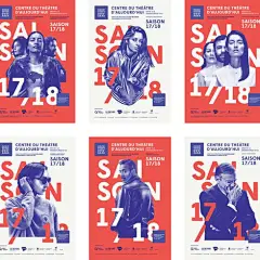 Centre du Théâtre d’Aujourd’hui 2017/18 season - Fonts In Use