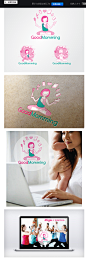 上Behance GoodMomming标志