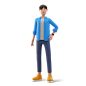 Man standing 大学生男