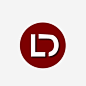 圆底红色D字母logo矢量图标_88ICON https://88icon.com 红色 圆形 漂浮 阴影 质感 D字母 logo设计 D字母logo设计