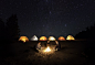 想去一个星空最美的地方露营，整晚不舍得合眼