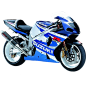 蓝色超炫摩托车#png图标#