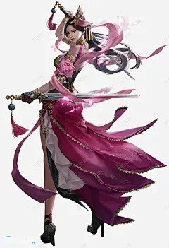 国风美女战士精美壁纸合集1080P950M东方神韵 免费下载 页面网页 平面电商 创意素材