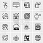 set 16 universal icons business