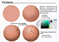 【绘画教程】关于皮肤画法的详细教程~从皮肤材质、光线、纹理等方面详细解说如何画好皮肤，值得借鉴~