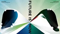 为庆祝台铁EMU 900列车首航，由方序中主导的「FUTURE IS NOW」主视觉海报