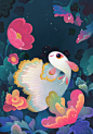 Flower guppy by pikaole