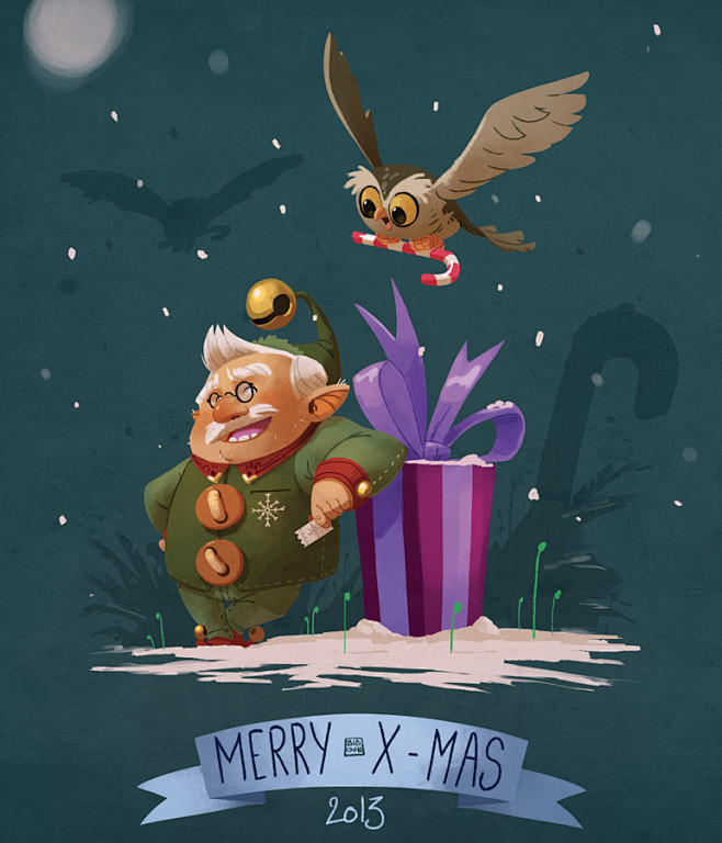 Merry X-mas by bib0u...