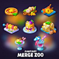 其中包括图片：MergeZoo-Food Icon, EAST