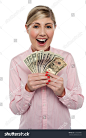 stock-photo-excited-young-woman-with-cash-isolated-on-white-125920085.jpg (998×1600)