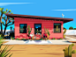 Home - 10 cactus desert cool architecture illustration home