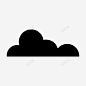 多云云计算云图标 页面网页 平面电商 创意素材