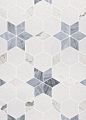 Heartwell Mosaic Calacatta THassos Bardiglio Marble Tile: 