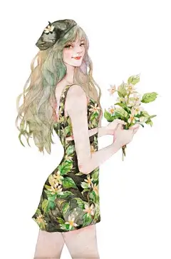 【插画】北方有佳人，绝世而独立。一顾倾人城，再顾倾人国。_动漫图片吧_百度贴吧