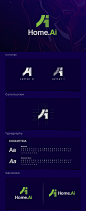 Ai Letter Mark Logo Design