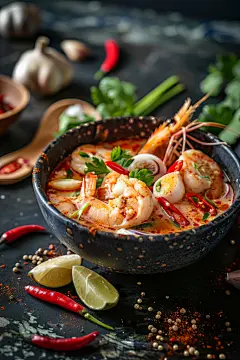 泰式菜冬阴功汤图片