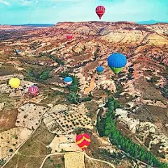 @掌上旅行菌
土耳其卡帕多西亚，想去坐一次热气球吗