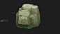 青石10，巨石，大石头，长满苔藓的山体，石堆，大石块，山石 - 山石 蜗牛模型网