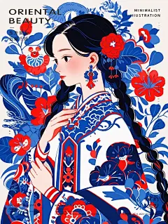 新尝试，哇塞这太好看啦！扁平风艺术人物插画_4_町果_来自小红书网页版