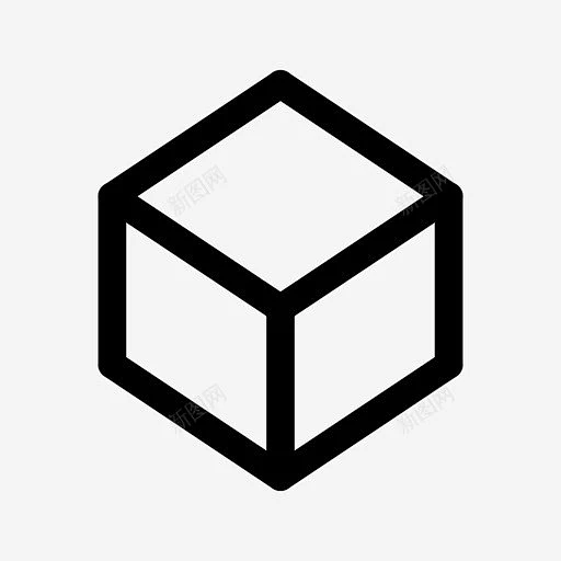立方体三维尺寸图标 设计图片 免费下载 页面网页 平面电商 创意素材-花瓣网