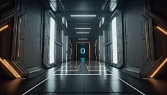 CG渲染未来赛博朋克科幻太空舱宇宙飞船霓虹灯走廊时空隧道空间场景高清图片合辑 - 设计元素 - 美工云 - 上美工云，下一种工作！