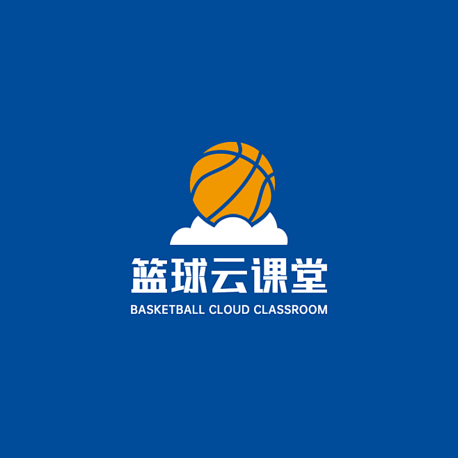 篮球课程培训手绘头像LOGO