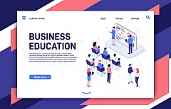 Isometric training. Business team professional education trainings, teambuilding teacher and motivation lecture vector illustrationIsometric training. Business team professional education trainings, teambuilding teacher and motivation lecture. Developers 