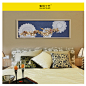 集恒欧式装饰画客厅沙发背景画餐厅玄关挂画实物画酒店样板房壁画