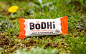 Bodhi : BODHI make paleo and protein bars with an unusual ingredient; Cricket flour. So we gave them a brand identity and packaging worth chirping about. With a confident design and a strikingly simple colour palette, BODHI communicates it’s all-natural m