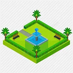 卡通园林 创意素材