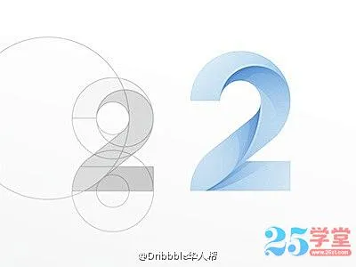 数字logo设计-花瓣网