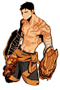 Untitled — I draw Superboy in my favorite game costume: