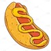 西方美食元素插画
