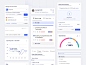 Component System Elements for SaaS Dashboard by Azhara Devi Sandi for Keitoto on Dribbble