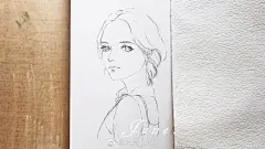麻花辫少女水彩上色过程#水彩过程##水彩教程##插画狂想# 
颜料：大师级史明克；M.Graham；樱花白水粉
纸：阿诗细纹300g 
笔：达芬奇v35-3、5、6； Habico 116-1 ​​​​