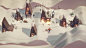 art blender Character environment Game, Landscape winter