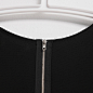 1313独家定制 V 宽幅黑白相间 背后长拉链设计大牌感连衣裙 15016 原创 新款 2013