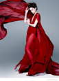 Lisa Cant Models Red Hot Looks for Elle Germany - 时尚摄影 - 妮兔视觉摄影网