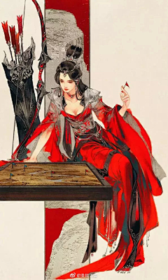 蜉蝣u采集到古风插画