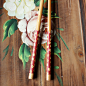 简约日式和风樱花竹筷