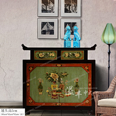 溢丰中式古典家具采集到蒙古做旧装饰柜