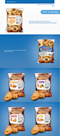 Pack Design for Bakery : Redesign of packaging of bakery products. Made using Adobe InDesign, Illustrator and Photoshop.