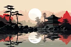 苏州城市风景插图插画