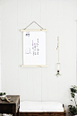 DIY Love Letter Wall Art @themerrythought